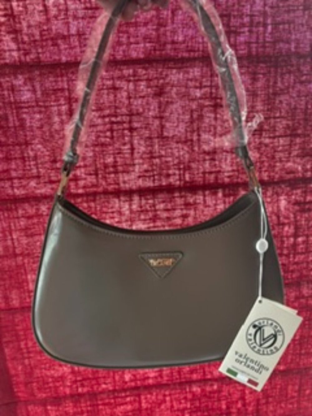 Brand New Valentino Orlandi Nova Tan/Brown Purse NWT